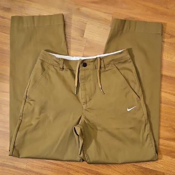 Nike Men's Khaki Chinos Pants Size 28x30 - Picture 1 of 9